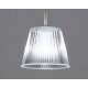 Romeo babe pendant lamp Flos silver color front view