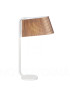 Secto OWALO 7020 table lamp Secto Design natural wood color front view