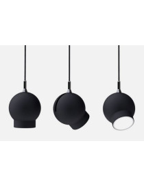 Ogle pendant lamp Form us with love black color front view