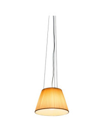 Romeo Soft pendant lamp Flos yellow lampshade front view