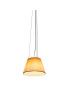 Romeo Soft pendant lamp Flos yellow lampshade front view