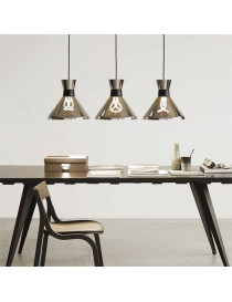 Pharaoh pendant lamp Light years mirror color in dining room