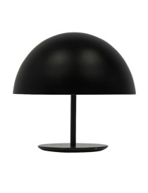 Dome table lamp MATER black color L front view