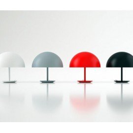 Dome table lamp MATER black color / white color / red color / grey color S side view