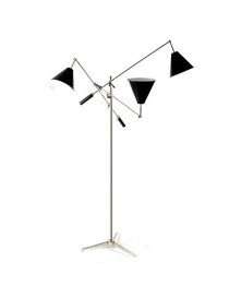 Sinatra floor lamp Delightfull black color front view