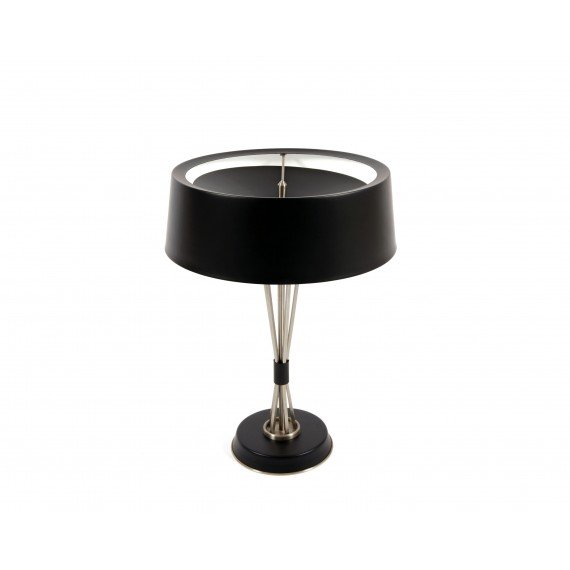 Mile table lamp Delightfull black color front view