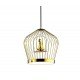 Twee T LED pendant lamp Casamania gold color front view