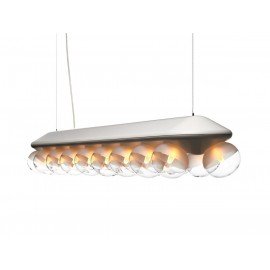 Prop LED pendant lamp straight Moooi white color front view