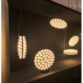 Prop LED wall lamp round Moooi white color side view