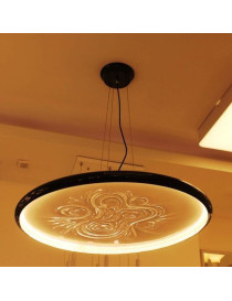 NEBULA LED pendant lamp Artemide white color side view