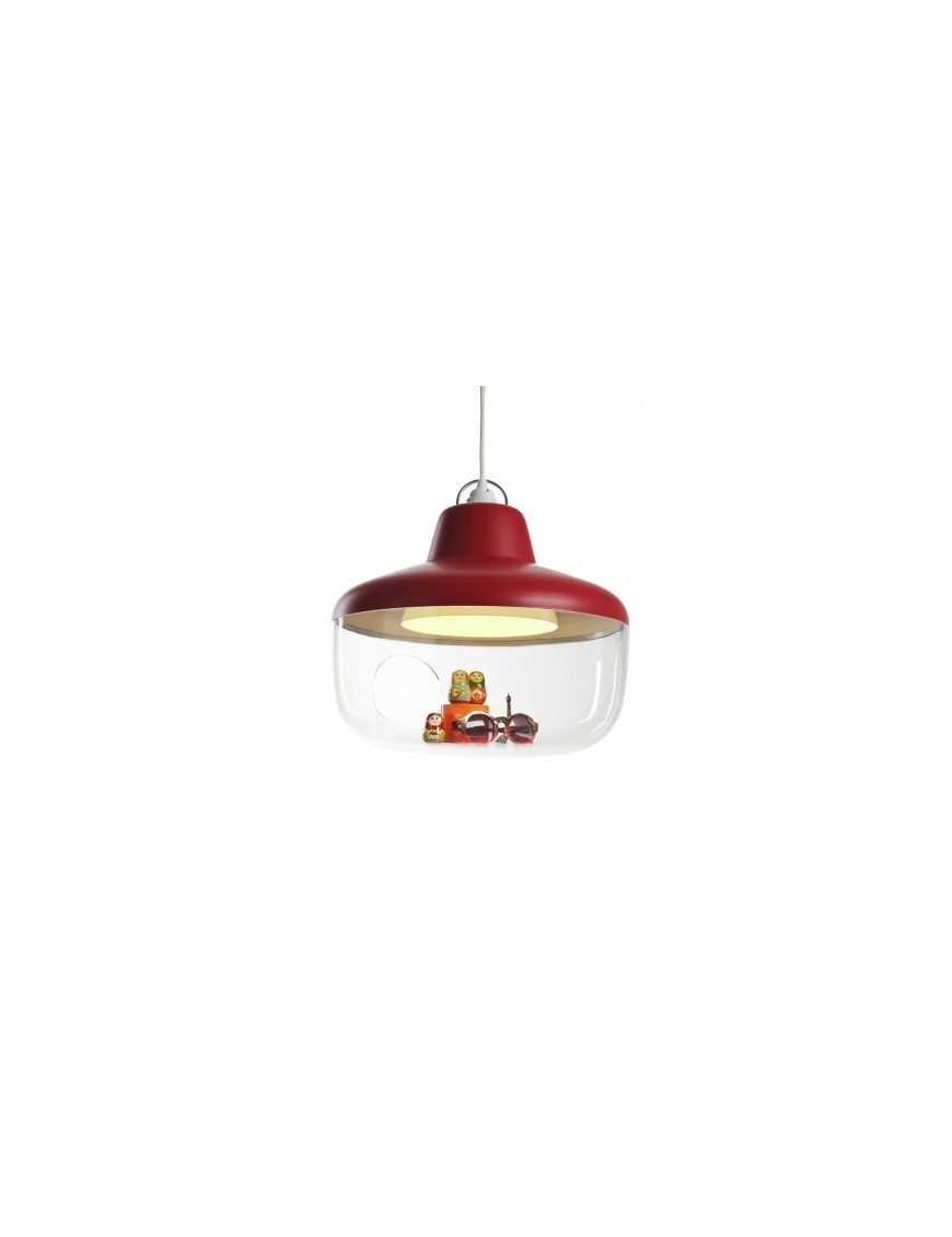 Favourite things Pendant lamp ENO Studio red color front view Favourite things Pendant lamp ENO Studio red color front view