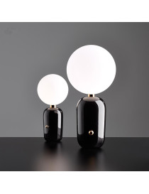 Aballs LED table lamp Parachilna black color front view
