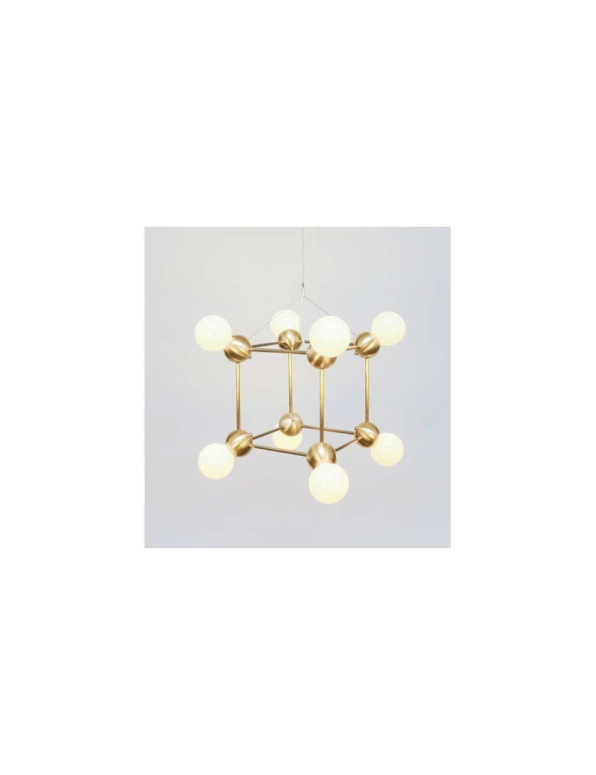 LINA 8 PENDANT LAMP ROSIE LI STUDIO gold color front view