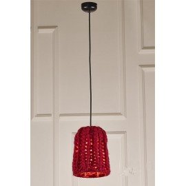Granny pendant lamp Casamania red color side view