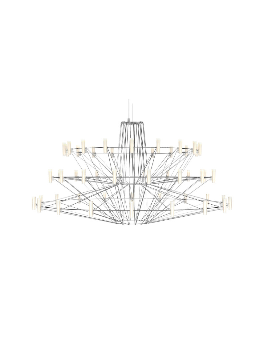 Coppélia LED chandelier Moooi black color front view Coppélia LED chandelier Moooi black color front view