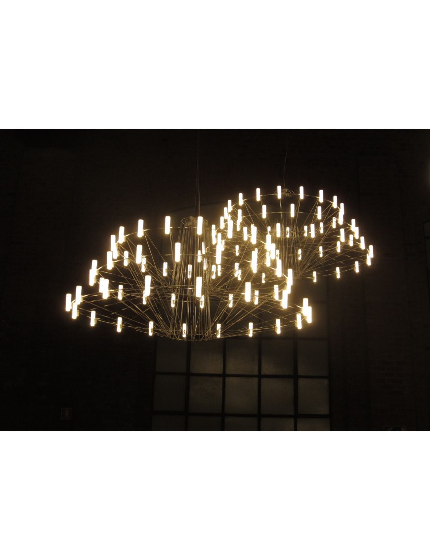 Coppélia LED chandelier Moooi chrome color S / M side view Coppélia LED chandelier Moooi chrome color S / M side view