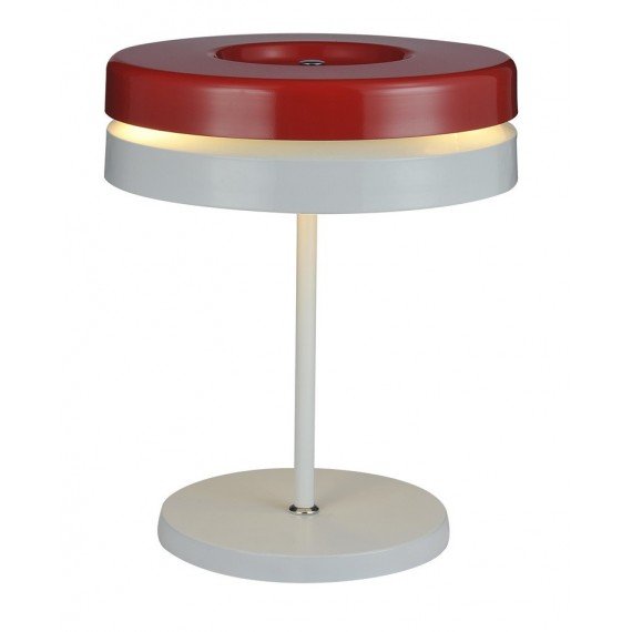 Toric table lamp Kundalini red color front view