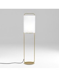 ALISTAIR floor lamp Parachilna gold color front view