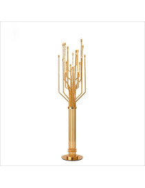 JANIS floor lamp Delightfull gold color front view