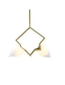 Seed double pendant lamp