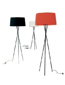 Tripod G5 floor lamp Santa & Cole black color / white color / red color