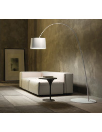 Twiggy floor lamp Foscarini white color side view