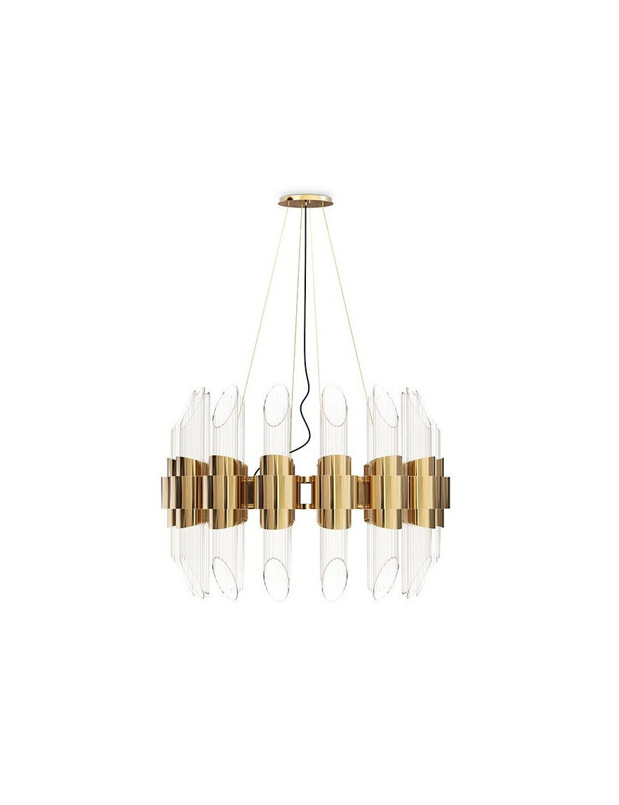 Tycho Round Suspension Diam 80cm front view Tycho Round Suspension Diam 80cm front view