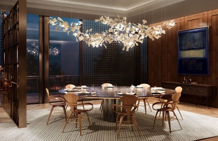 Dining Room Chandelier, What Is The Proper Height For A Chandelier Over Dining Table